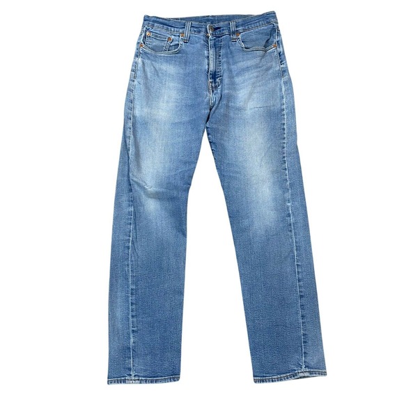 Levi's Men's Lot 502 Premium Jeans Size 33 x 32 Blue Jeans Big E Red Tab - Picture 1 of 9